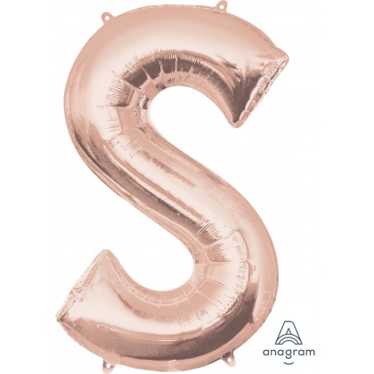 P50 35" (Rose Gold) Letter S SuperShape™
